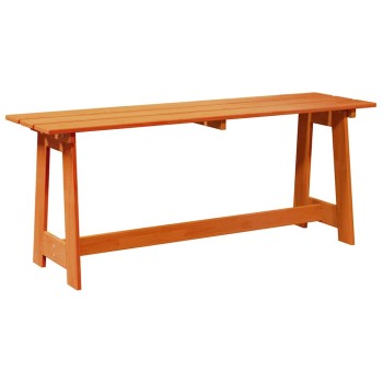 Kerti pad barna 119 x 37 x 47 cm tömör fenyőfa