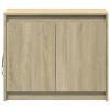 Sonoma tölgy szerelt fa tálalószekrény led-del 72 x 34 x 61 cm