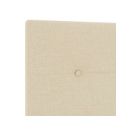 Led ágytámla led szalagokkal fejtámlával krém 80 cm szövet