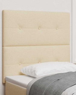 Led ágytámla led szalagokkal fejtámlával krém 80 cm szövet