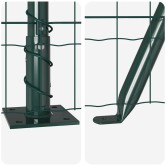 Hegesztett drótháló beton alappal 10 x 0,4 m (sz x mg) Hegesztett drótháló beton alappal 10 x 0,4 m (sz x mg)
