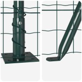 Hegesztett drótháló beton alappal 50 x 0,4 m (sz x m)