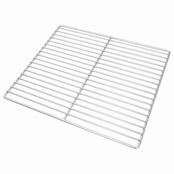 Grill rács ezüst 40 x 35 cm rozsdamentes acél