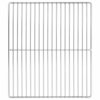 Grill rács ezüst 40 x 35 cm rozsdamentes acél