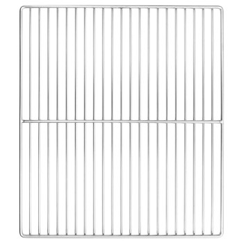 Grill rács ezüst 45 x 40 cm rozsdamentes acél