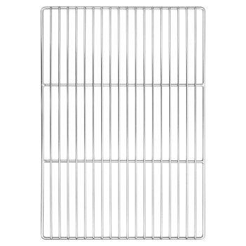 Grill rács ezüst 50 x 35 cm rozsdamentes acél