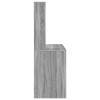 Asztal polcokkal szürke sonoma 91 x 50 x 149 cm faanyag