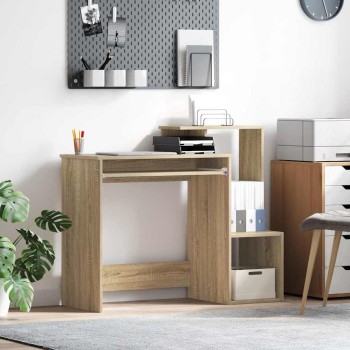 Asztal fiókkal sonoma tölgy 106 x 41 x 88.5 cm faanyag