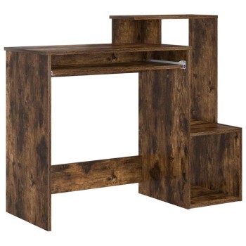 Asztal fiókkal füstölt tölgy 106 x 41 x 88.5 cm faanyag