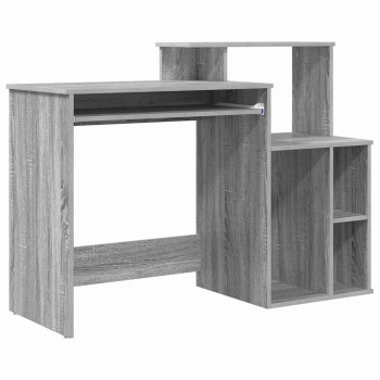 Asztal fiókkal szürke sonoma 120,5 x 44 x 88,5 cm faanyag