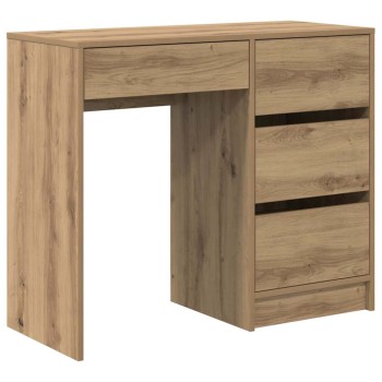 Asztal fiókkal artisan tölgy 90 x 37.5 x 75 cm faanyag
