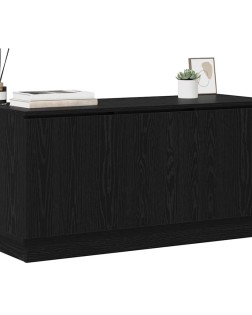 Tv szekrény fekete tölgy 100 x 38 x 49 cm faanyag