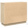 Led tálaló sonoma tölgy 90 x 32 x 75 cm faanyag