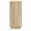 Led tálaló sonoma tölgy 90 x 32 x 75 cm faanyag