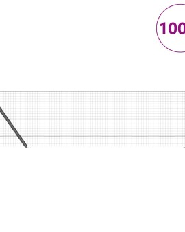 Hegesztett drótháló beton alappal 100 x 0,5 m (sz x m)