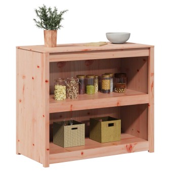 Konyhaszekrény polcokkal meppel barna tölgy 106 x 55 x 92 cm