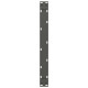 2 db antracit acél dohányzóasztal lábak u-alakú 60x(30-31) cm