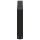 2 db acél fekete dohányzóasztal lábak u-alakú 70x(30-31) cm