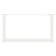 2 db acél fehér dohányzóasztal lábak u-alakú 70x(30-31) cm