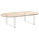 2 db acél fehér dohányzóasztal lábak u-alakú 70x(30-31) cm