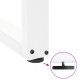 2 db acél fehér dohányzóasztal lábak u-alakú 70x(30-31) cm