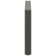 2 db antracit acél dohányzóasztal lábak u-alakú 70x(42-43) cm