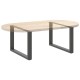 2 db antracit acél dohányzóasztal lábak u-alakú 70x(42-43) cm