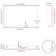 2 db antracit acél dohányzóasztal lábak u-alakú 70x(42-43) cm