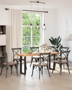 2 db fekete, u alakú acél konzolasztal láb 38 x (72-73) cm