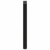 2 db fekete, u alakú acél konzolasztal láb 38 x (72-73) cm