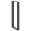2 db antracitszürke u-alakú acél bárasztalláb 40x(100-101) cm