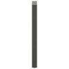2 db antracitszürke u-alakú acél bárasztalláb 40x(100-101) cm