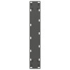 2 db antracitszürke u-alakú acél bárasztalláb 40x(100-101) cm