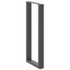 2 db antracitszürke u-alakú acél bárasztalláb 50x(100-101) cm