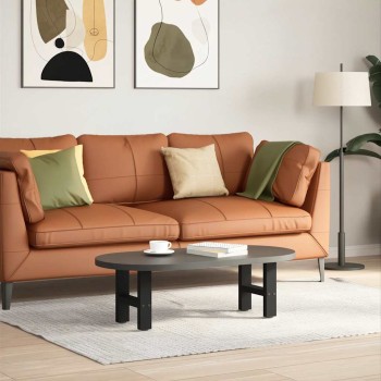 2 db fekete acél dohányzóasztal láb 30 x (30-31) cm