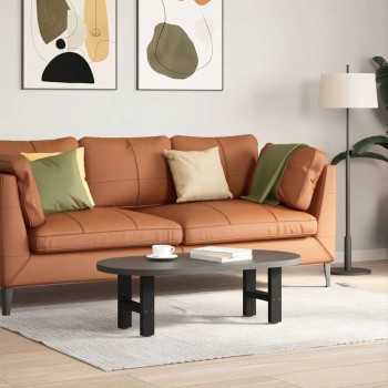 2 db fekete acél dohányzóasztal láb 40 x (30-31) cm