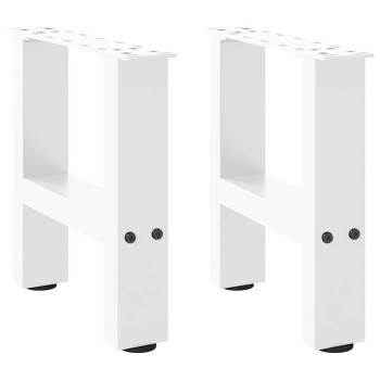 2 db fehér dohányzóasztal láb 40 x (30-31) cm acél