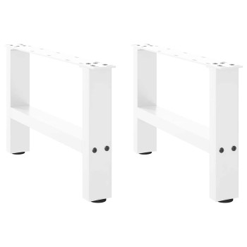 2 db fehér dohányzóasztal láb 50 x (30-31) cm acél
