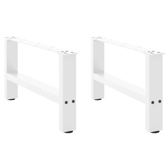 2 db fehér dohányzóasztal láb 60 x (30-31) cm acél
