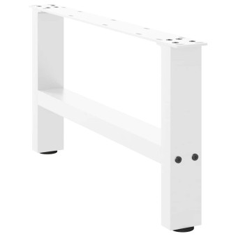2 db fehér dohányzóasztal láb 60 x (30-31) cm acél