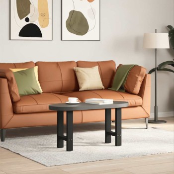 2 db fekete acél dohányzóasztal láb 28 x (42-43) cm