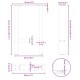 2 db acél dohányzóasztal lábak natúr acél 38x(42-43) cm