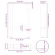 2 db acél dohányzóasztal lábak natúr acél 38x(42-43) cm