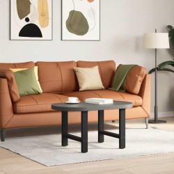 2 db fekete acél dohányzóasztal lábak 50x(42-43) cm