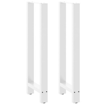 2 db fehér bárasztal láb 50 x (110-111) cm acél