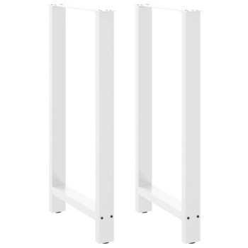 2 db fehér bárasztal láb 60 x (110-111) cm acél