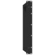 2 db acél fekete dohányzóasztal lábak u-alakú 70x(30-31) cm