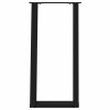 2 db fekete, u alakú acél konzolasztal láb 38 x (72-73) cm