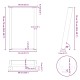 2 db antracit acél étkezőasztal lábak u-alakú 60x(72-73) cm