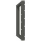 2 db antracit acél étkezőasztal lábak u-alakú 70x(72-73) cm